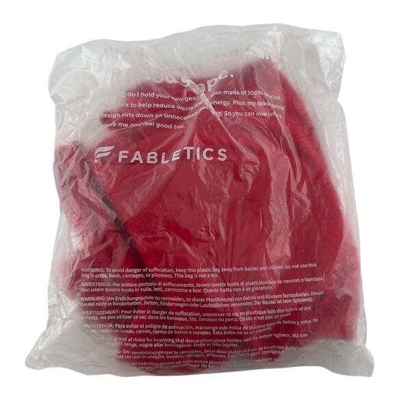 Fabletics Women's Heated Red Crossover Flounce Classic Mini Skirt Size S - Picture 5 of 11